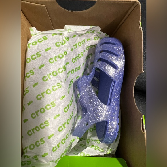 Crocs Isabella Toddler 208444-5Q6 Girls Moon Jelly Sandals Size C4 - Picture 10 of 11